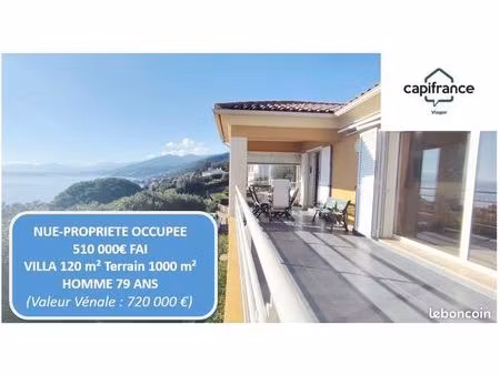 villa en viager 3 pièces 120 m²