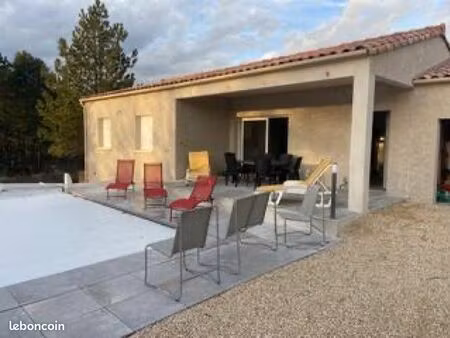 maison salavas à louer piscine