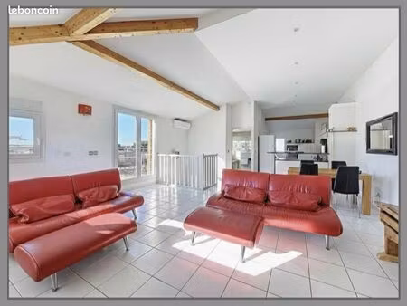 appartement duplex 96 m2 - 2 box