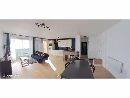 t2 50 m² rénové à neuf - loggia 8 m² – box – centre & gare à pied