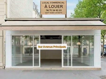 local commercial  restauration 74 m² saint-ouen-sur-seine