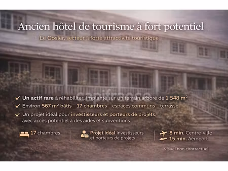 immeuble à vendre le gosier 17 pièce(s) 567m2 530 000€