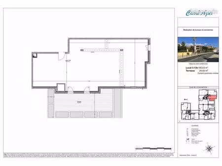 bureaux 100 m² sanary-sur-mer