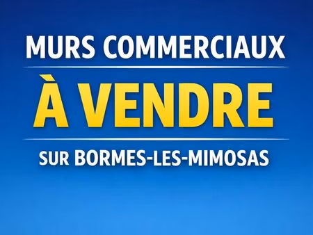à vendre – local commercial loué – investissement – bormes-les-mimosas