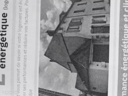 maison avec garage et courette