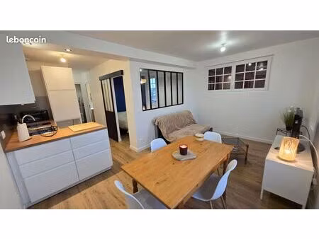 t2 rénové vue mer - bidart uhabia - location étudiante (jusqu'à juin)