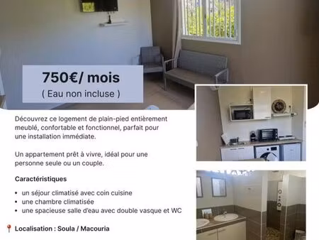 appartement meublé t2
