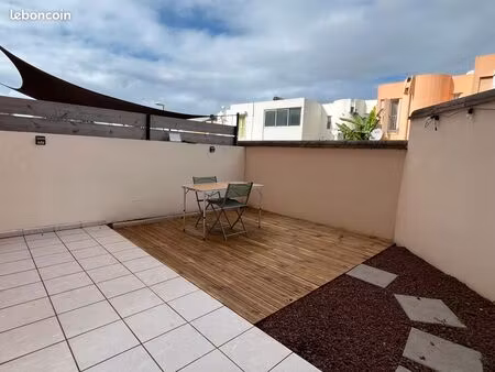 t2 - meublé - jardin
