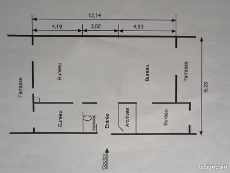 orléans - bureaux à louer - 98 m²