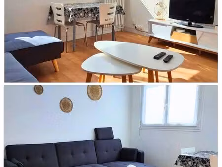 t2 meublé rénové avec cave et parking – parc de belle isle – centre-ville à 10 min