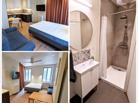 studio meublé refait à neuf – port de plaisance – disponible immédiatement