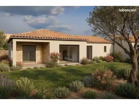 maison neuve 135 m² – terrain + 2 000 m² – belcodène – frais de notaire réduits