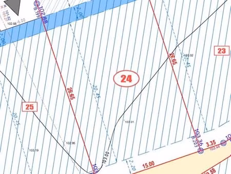 terrain 445 m² quevert