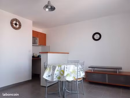 part loue studio meublé à castanet tolosan centre ■parking clim lave linge ■libre au 1 fév