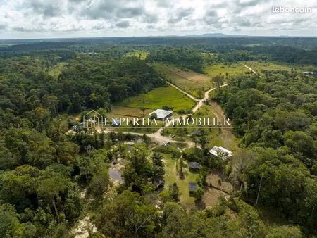 ensemble immobilier de gîtes touristiques proche zoo de guyane et bagnes des annamites