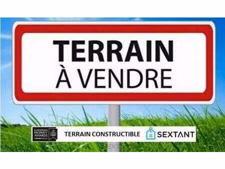 terrain constructible à vendre