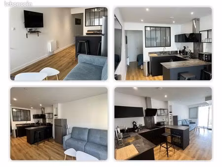 appartement meublé avec terrasse plage de trestraou