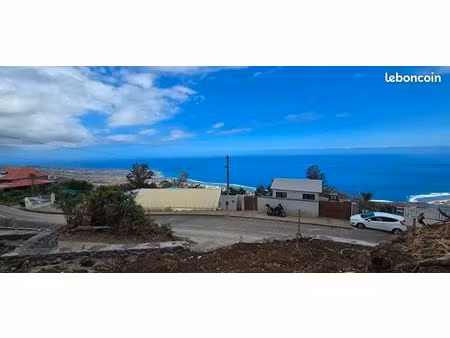 terrain constructible avec vue océan – fontaine saint-leu 433m2
