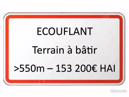 terrain 559 m² écouflant