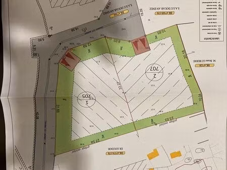 terrain 705 m2 à penmarc'h