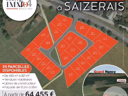 terrain 433 m² saizerais