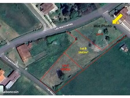 terrain lot b (1440m²)