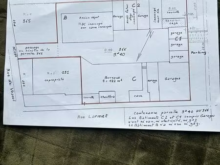 opportunité foncière besançon centre – 935 m² – potentiel multi-projets vente directe prop