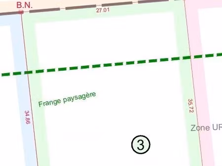 terrain 1051 m² chanteau
