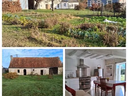 fermette avec dépendances et terrain de 6500m2