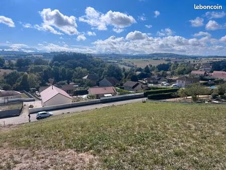 terrains viabilisés avec vue dégagée