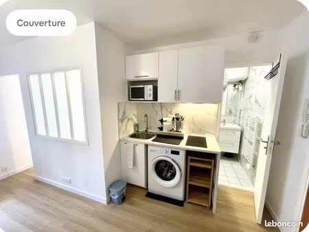 studio 23m2 rénové - 2min d'okabé + 2min métro ligne 7 - kremlin bicetre - idéal pour rési