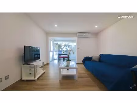 grand studio meublé (35 m²) entièrement rénové à pin rolland (st mandrier)