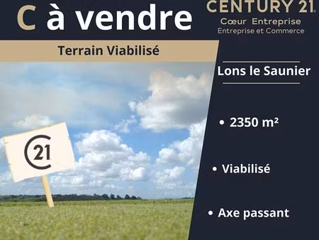 terrain 2350 m² lons le saunier