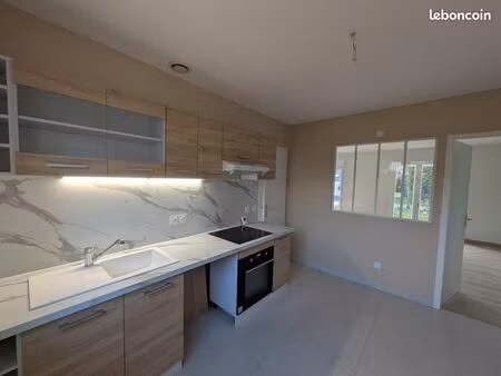 maison individuelle 4 pièces 95m2 + abri de jardin sur terrain de 800 m2