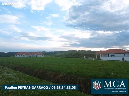 terrain 1 200 m² maslacq