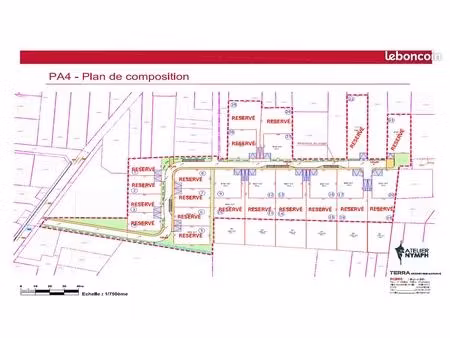 witry les reims - terrains a batir