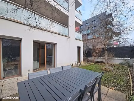à vendre : appartement 2 pièces 51 m² - terrasse - jardin - parking