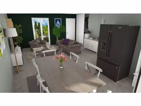 terrain avec maison neuve à vendre