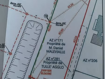 terrain gare de corrèze