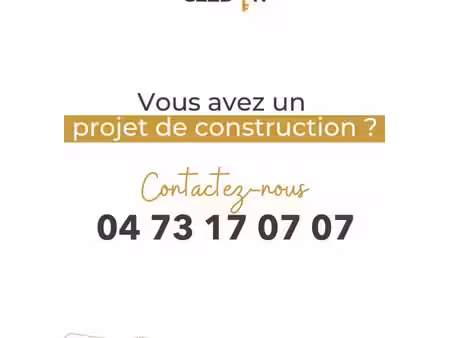 terrain 460 m² saint genes champanelle