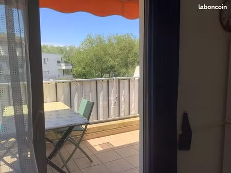 a vendre appartement 19 m2 terrasse 12m2