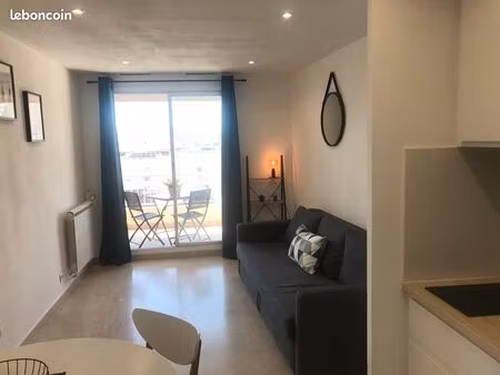 studio meublé + place stationnement 13005 timone