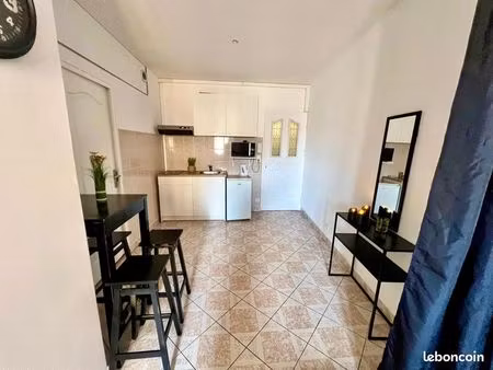 studio meublé 21 m2