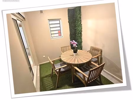 studio meublé de standing avec terrasse & parking sécurisé – saint-denis ouest