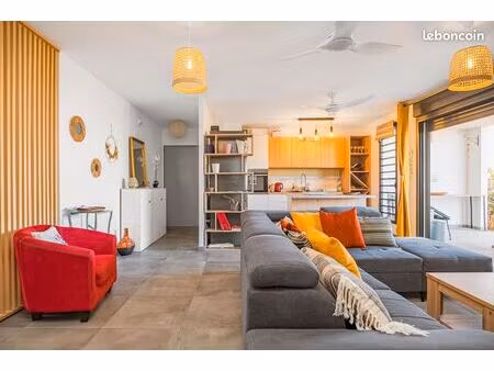 appt t4 meublé avec jardin à la saline les bains résidence sécurisée