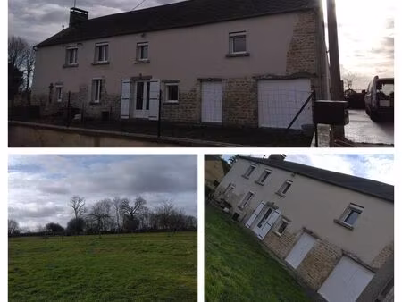 maison et grand terrain