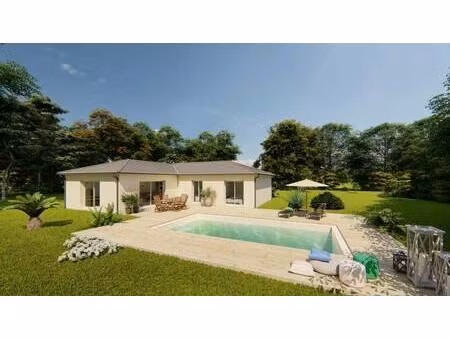 terrain avec maison neuve à vendre