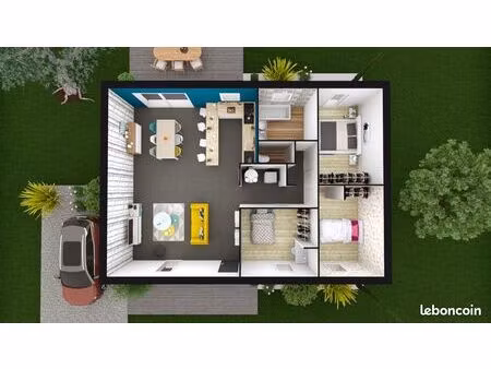 maison 4 pièces 80 m²