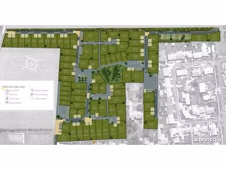 terrain 436 m² villedoux