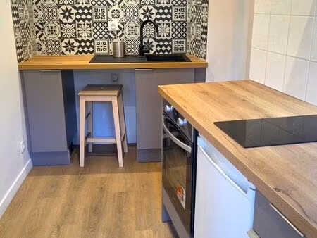 appartement f1 (cuisine séparée et jardin) de 18 m²